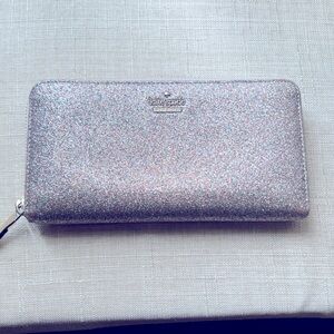 Kate Spade Silver Shimmer Wallet